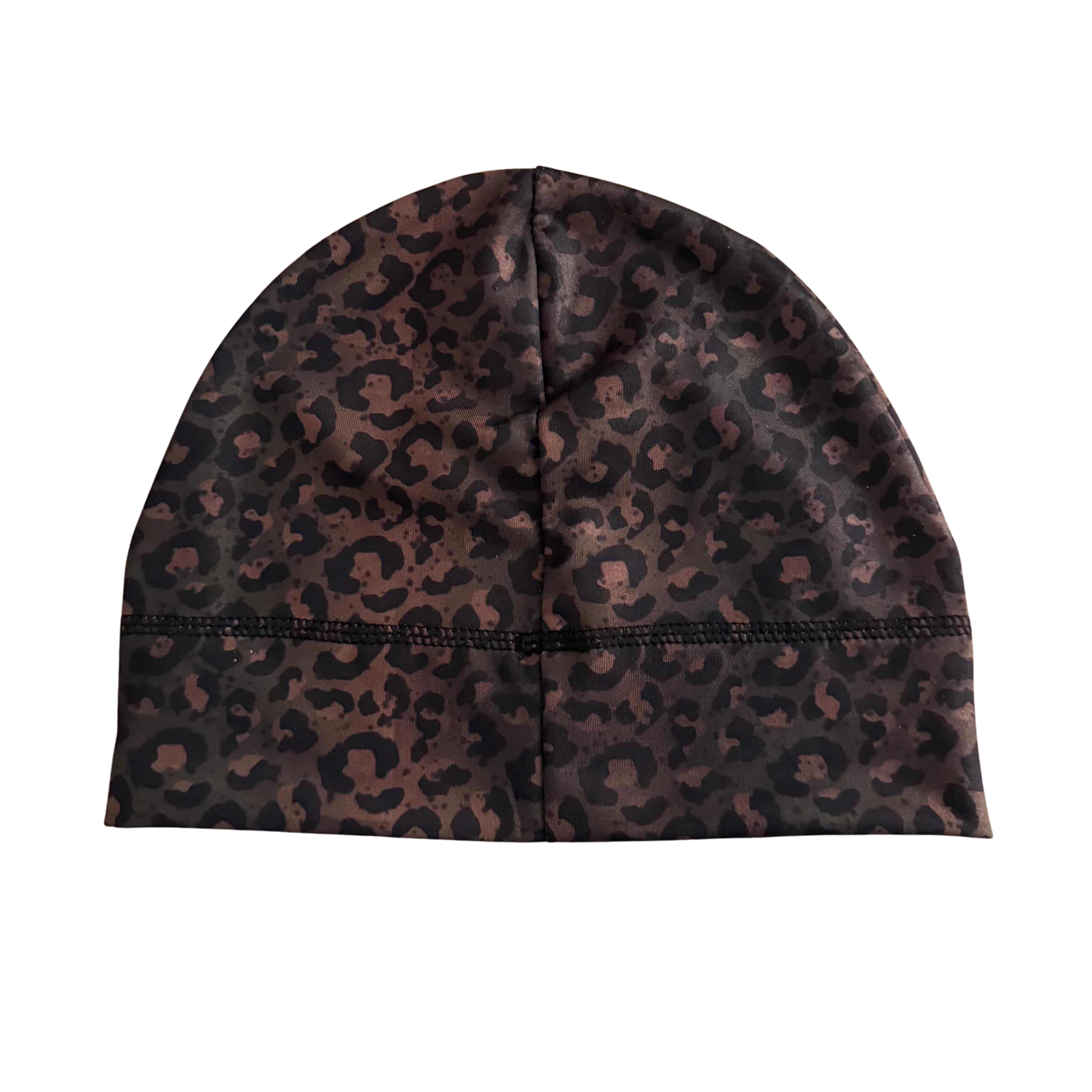 Leopard camo skull cap