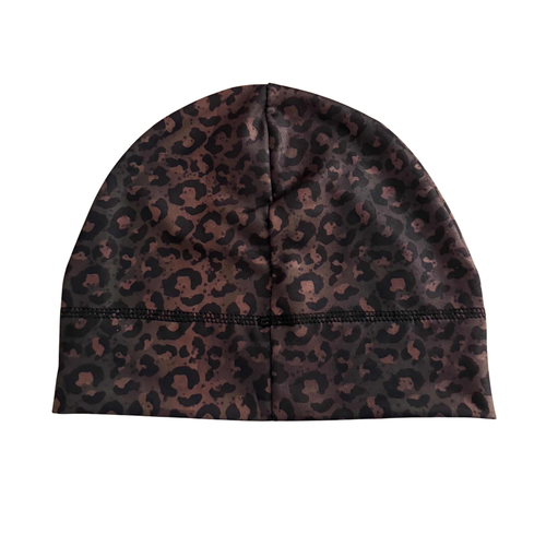 Leopard camo skull cap
